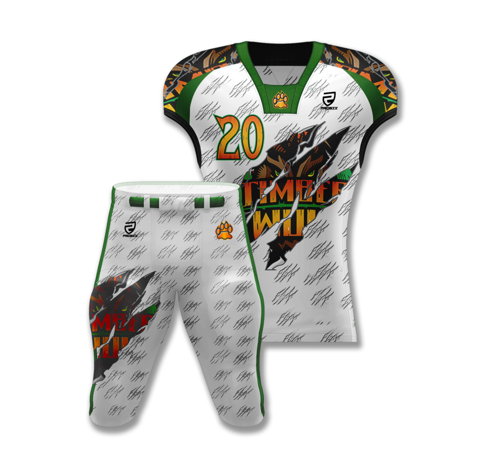 Timber-wolef Football Uniform